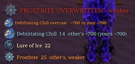 Know your debuffs are up